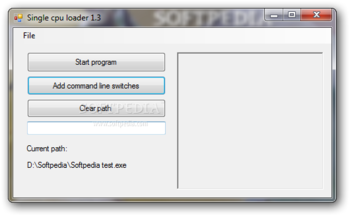 Single CPU loader screenshot