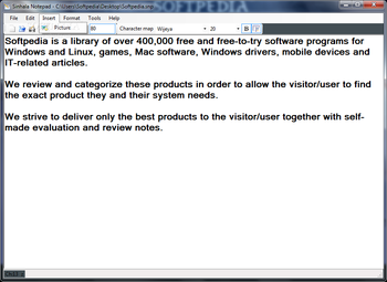 Sinhala Notepad screenshot 2