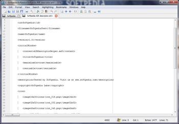 Sintegrial Text Editor screenshot