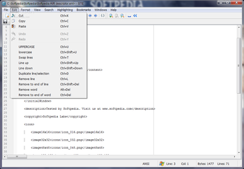 Sintegrial Text Editor screenshot 2