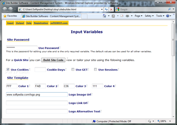 Site Builder Software screenshot 2