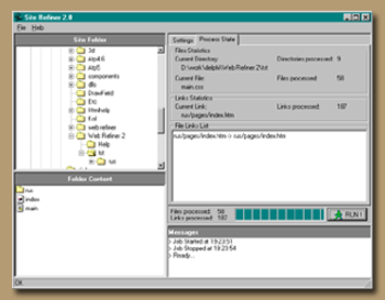 Site Refiner screenshot