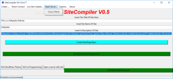 SiteCompiler screenshot 5
