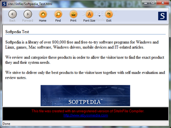 SiteInFile Compiler screenshot 10
