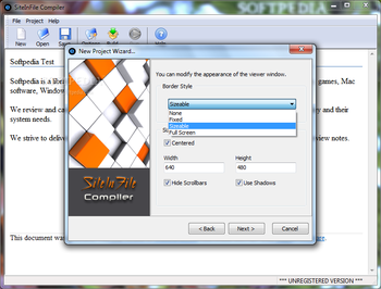 SiteInFile Compiler screenshot 4