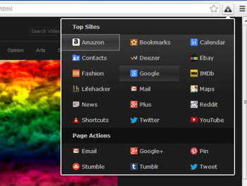 SiteLauncher for Chrome screenshot