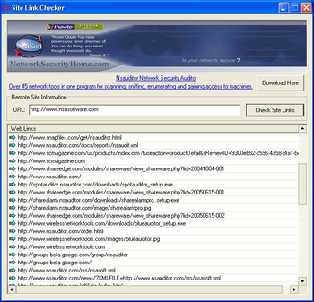 SiteLinkChecker screenshot 2