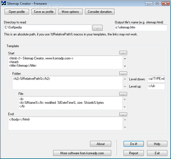 Sitemap Creator screenshot 2
