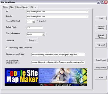 Sitemap Maker screenshot