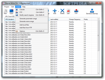 Sitemap Writer Pro screenshot 5