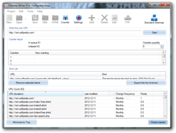 Sitemap Writer Pro screenshot 7