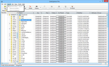 SizeExplorer Pro screenshot 4