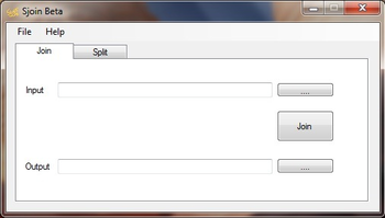 Sjoin screenshot