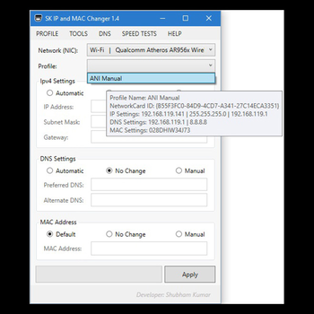 SK IP and MAC Changer screenshot 6