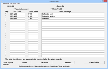 Skeduler screenshot 2