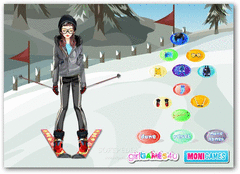Skiing Girl Dress Up screenshot 2
