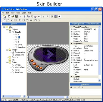 SkinBuilder screenshot