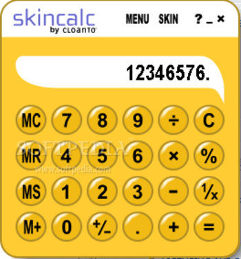 SkinCalc screenshot