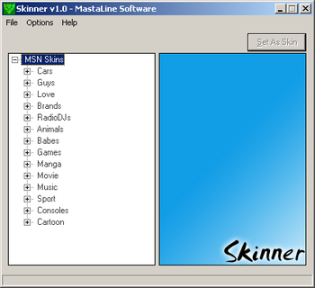 Skinner screenshot