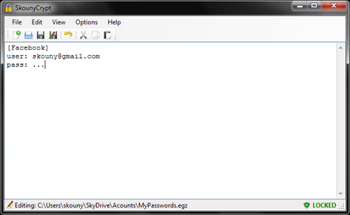 SkounyCrypt screenshot