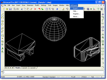 SKP Export for Bricscad screenshot 2