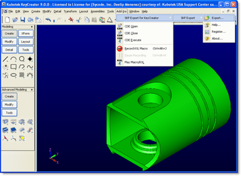 SKP Export for KeyCreator screenshot 2