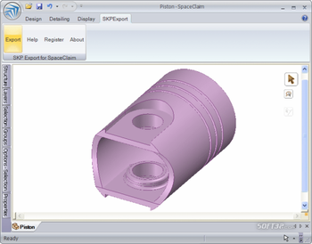 SKP Export for SpaceClaim screenshot 2