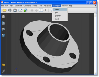 SKP Import for Acrobat screenshot