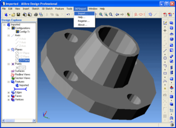 SKP Import for Alibre Design screenshot