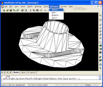 SKP Import for IntelliCAD screenshot 2