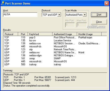 SkPortScan ActiveX Control screenshot 3