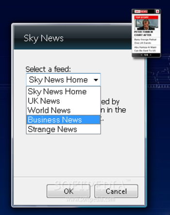 Sky News Gadget screenshot 2