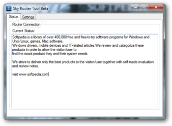 Sky Router Tool screenshot