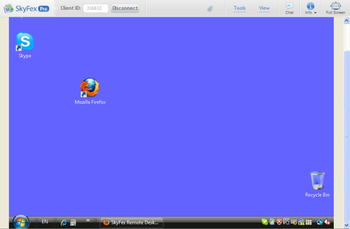 SkyFex Remote Desktop screenshot