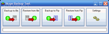 Skype Backup Tool screenshot