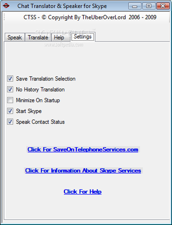 Skype Chat Language Translator and Speaker screenshot 5