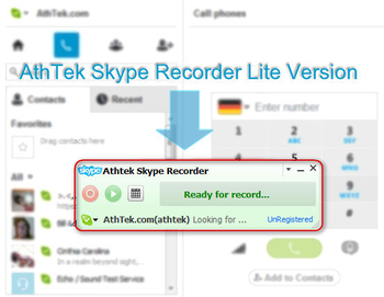 Skype Recorder Lite screenshot