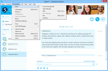 Skype screenshot 5