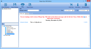 Skype Spy USB Edition screenshot 2