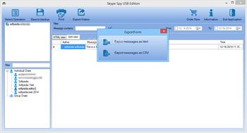 Skype Spy USB Edition screenshot 3