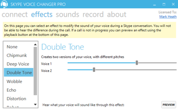 Skype Voice Changer Pro screenshot 3