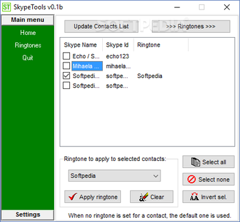 SkypeTools screenshot 2