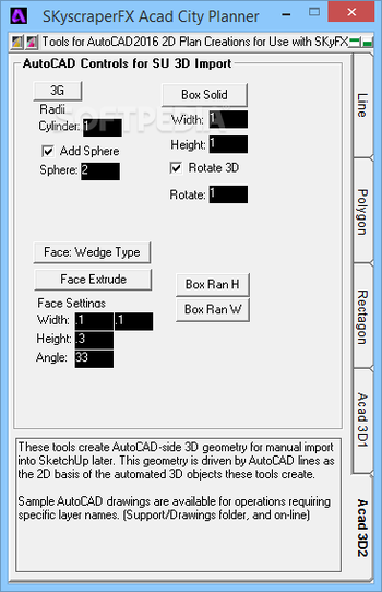 SKyscraperFX for SketchUp and AutoCAD screenshot 13