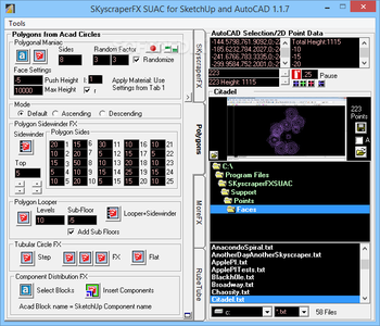 SKyscraperFX for SketchUp and AutoCAD screenshot 3