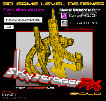 SkyscraperFXGOLD 3D Game Level Designer screenshot
