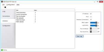 Skyzoasoft FTP Server screenshot 4
