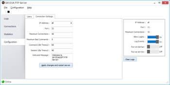 Skyzoasoft FTP Server screenshot 5