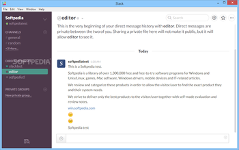 Slack screenshot