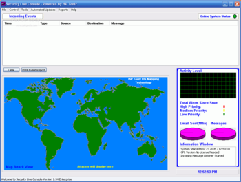 SLC Security Console screenshot