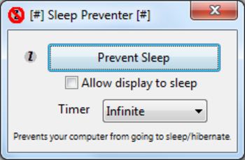 Sleep Preventer screenshot